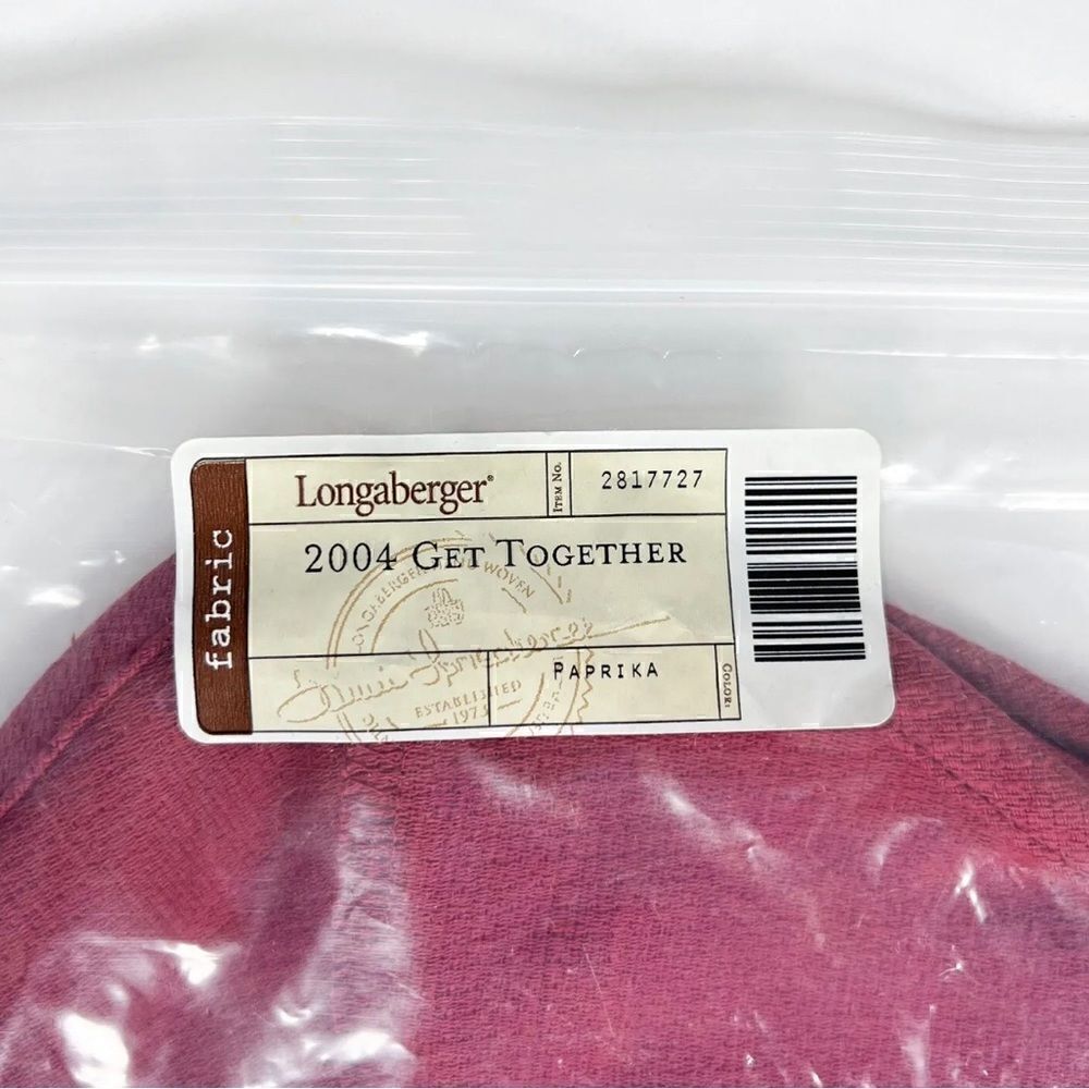 Longaberger 2004 GET TOGETHER Liner Paprika new